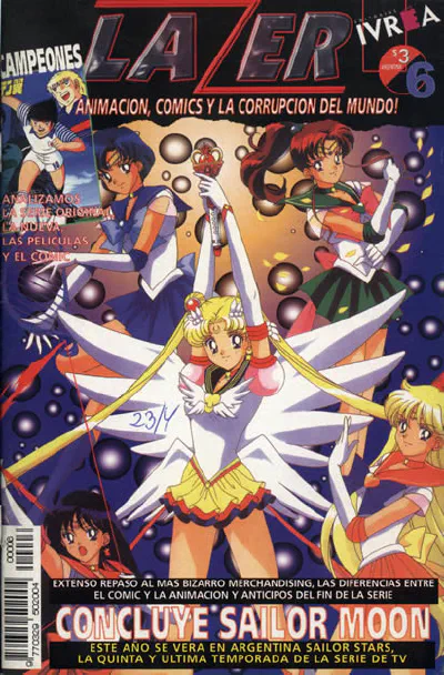 Tapa Lazer Número 6