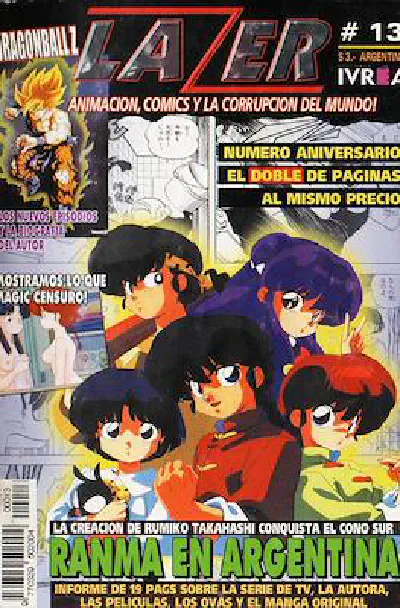 Tapa Lazer Número 13