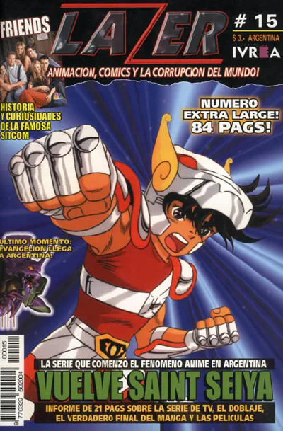 Tapa Lazer Número 15