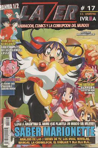 Tapa Lazer Número 17