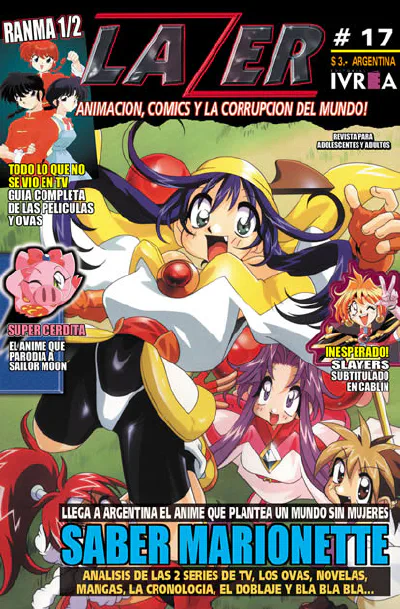 Tapa Lazer Número 17
