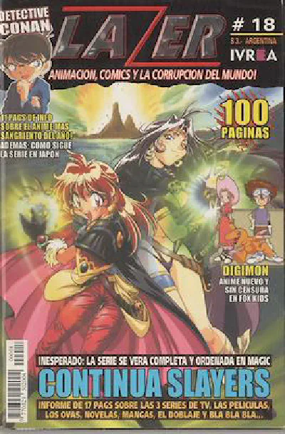 Tapa Lazer Número 18