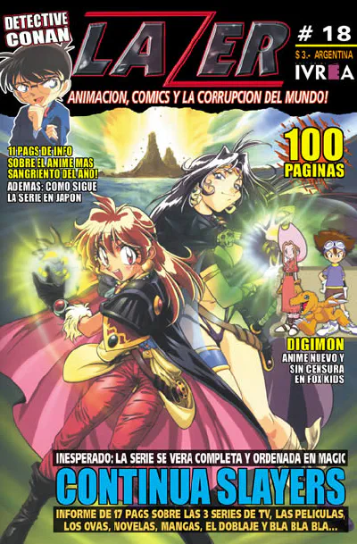 Tapa Lazer Número 18