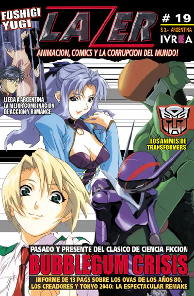 Tapa Lazer Número 19