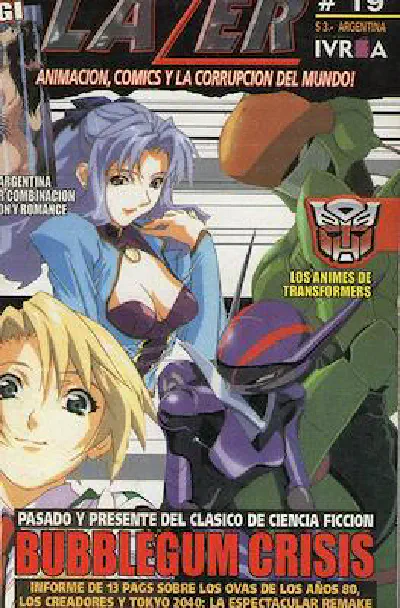 Tapa Lazer Número 19