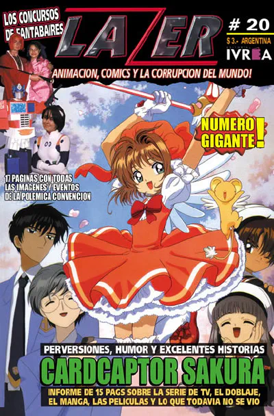 Tapa Lazer Número 20