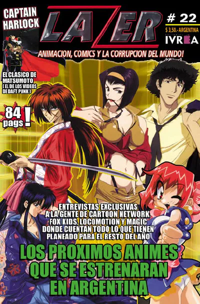 Tapa Lazer Número 22