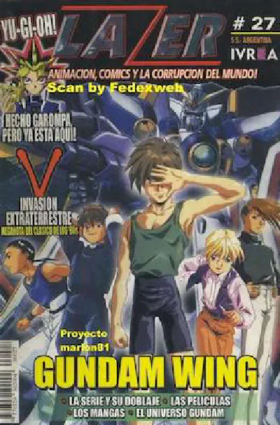 Tapa Lazer Número 27