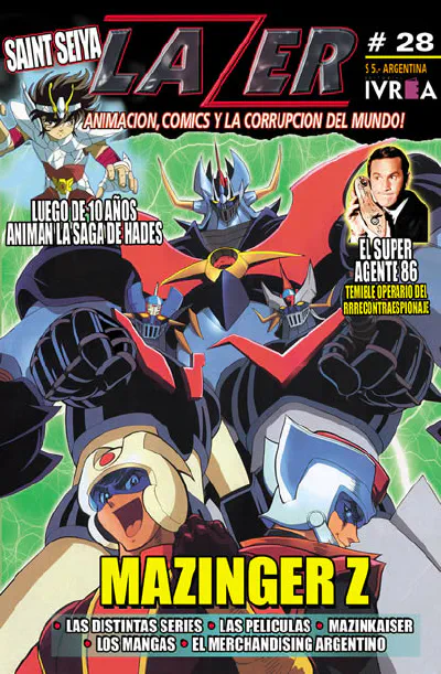 Tapa Lazer Número 28