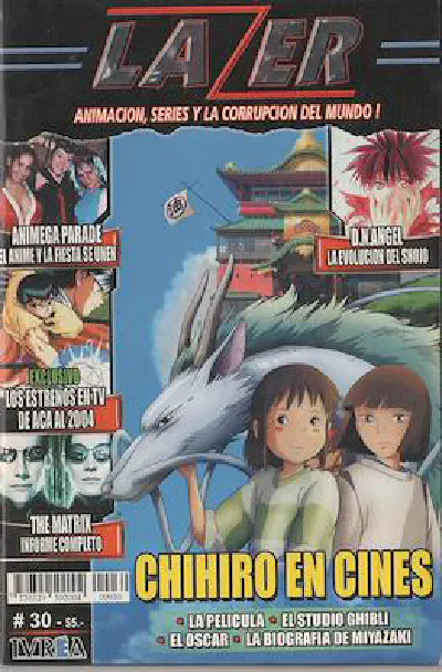 Tapa Lazer Número 30