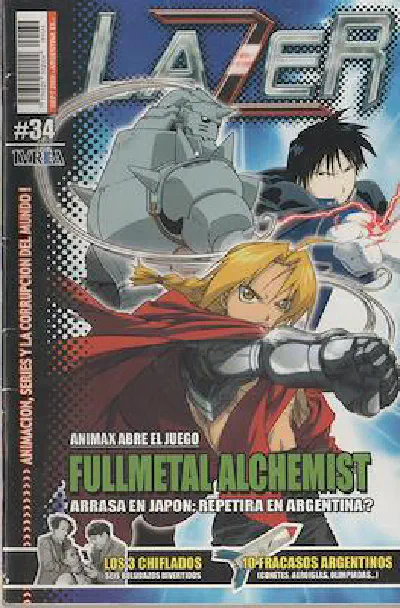 Tapa Lazer Número 34