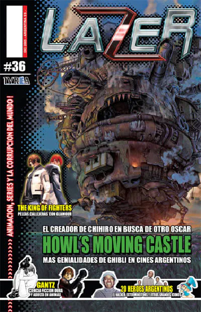 Tapa Lazer Número 36