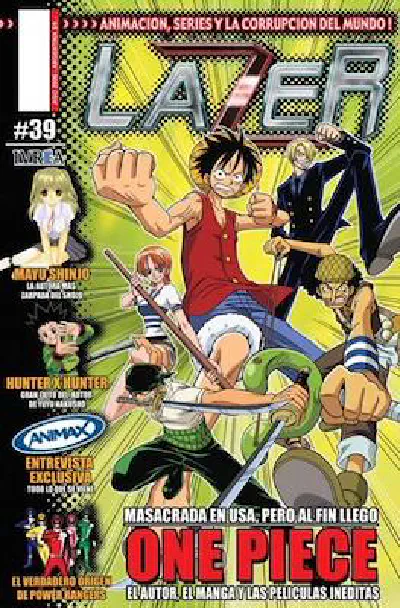 Tapa Lazer Número 39