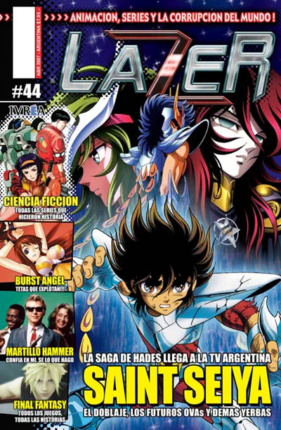 Tapa Lazer Número 44