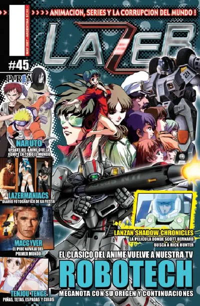 Tapa Lazer Número 45