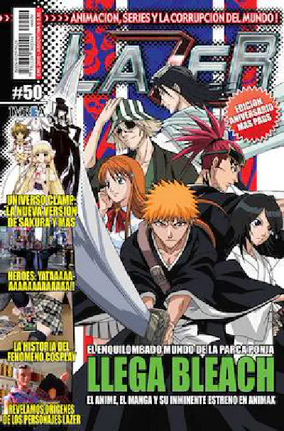 Tapa Lazer Número 50